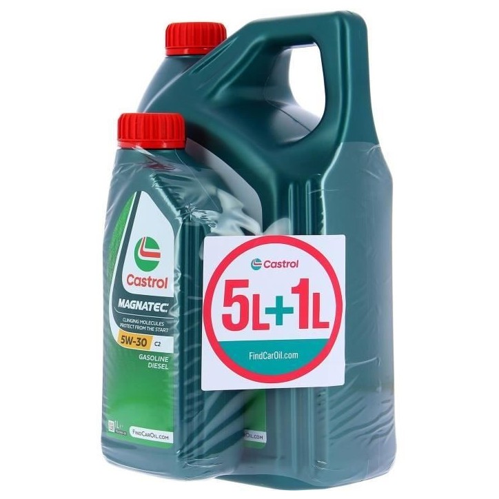 Huile Moteur - CASTROL MAGNATEC - 5W-30 C2 - 5L+1L - Offre spéciale