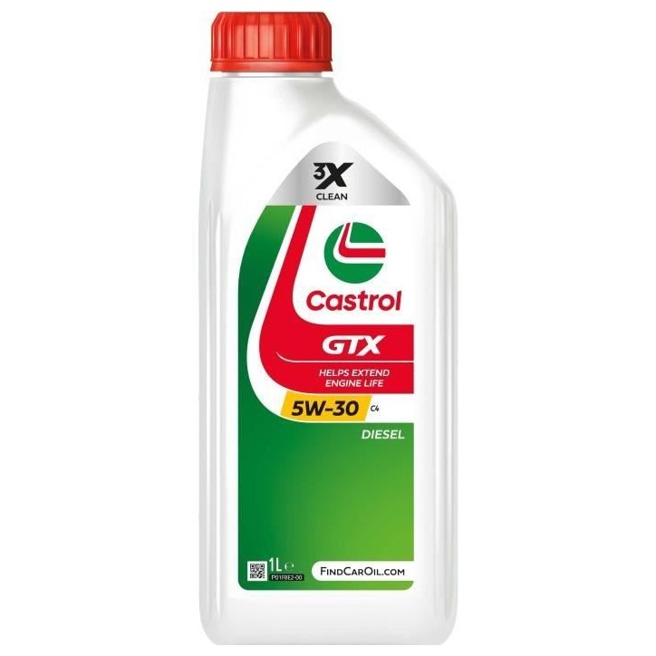 Huile moteur - CASTROL - GTX 5W-30 C4 - 1L
