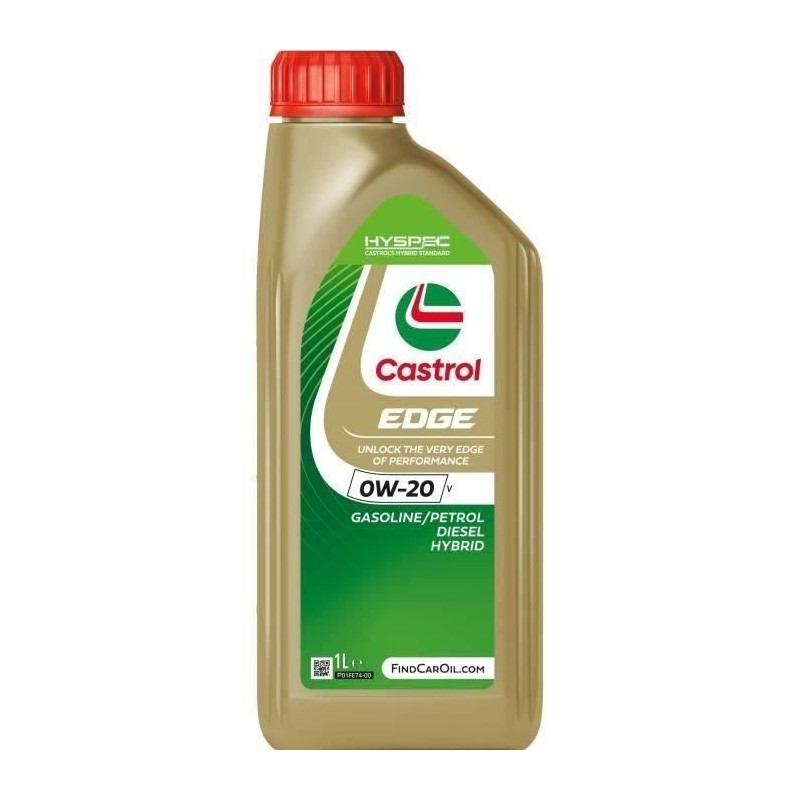 Huile moteur - CASTROL - EDGE 0W-20 V - 1L Huile moteur - CASTROL - EDGE 0W-20 V - 1L
