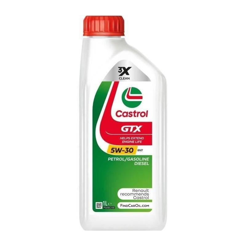 Huile moteur - CASTROL - GTX 5W-30 RN17 - 1L Huile moteur - CASTROL - GTX 5W-30 RN17 - 1L