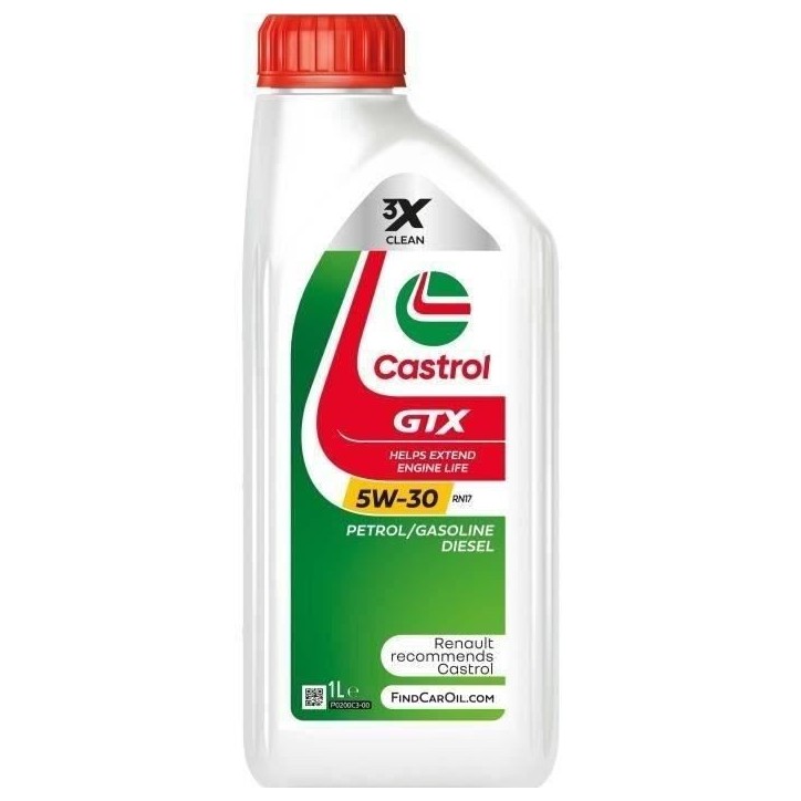 Huile moteur - CASTROL - GTX 5W-30 RN17 - 1L