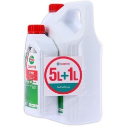 Huile Moteur - CASTROL GTX - 10W-40 A3/B4 - 5L+1L - Offre spéciale
