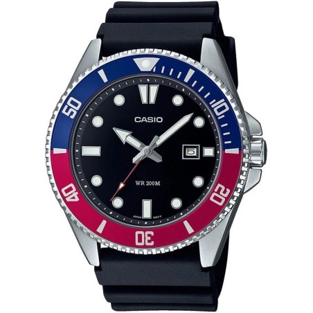 Montre - CASIO - Collection Homme - Noir - Acier - Étanchéité 20 ba