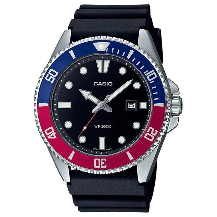 Montre - CASIO - Collection Homme - Noir - Acier - Étanchéité 20 bars Montre - CASIO - Collection Homme - Noir - Acier - Étanchéité 20 bars