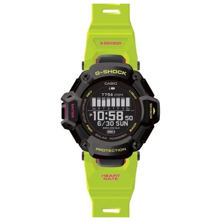 Montre - CASIO - G-Shock Sport - GBD-H2000-1A9ER - Gris clair Montre - CASIO - G-Shock Sport - GBD-H2000-1A9ER - Gris clair