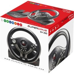 Volant de course - SUPERDRIVE - SV250 - Avec pédalier - Palettes - Vi