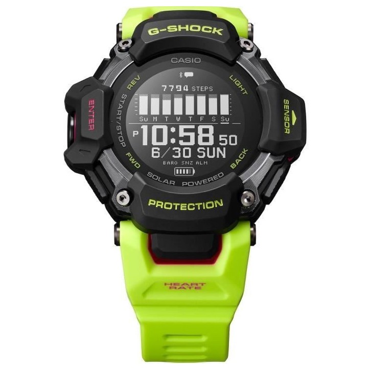 Montre - CASIO - G-Shock Sport - GBD-H2000-1A9ER - Gris clair Montre - CASIO - G-Shock Sport - GBD-H2000-1A9ER - Gris clair