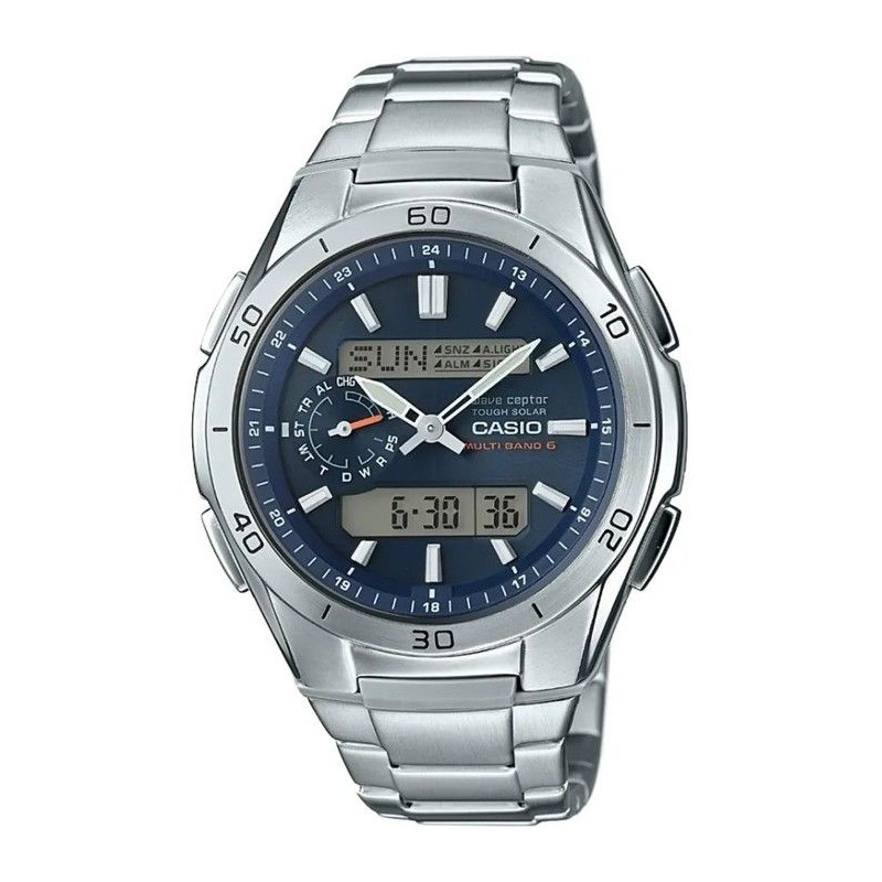 Montre - CASIO - WAVECEPTOR - Acier inoxydable - Quartz - Sport Montre - CASIO - WAVECEPTOR - Acier inoxydable - Quartz - Sport