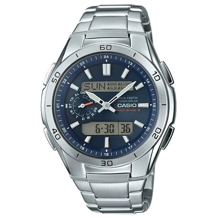 Montre - CASIO - WAVECEPTOR - Acier inoxydable - Quartz - Sport