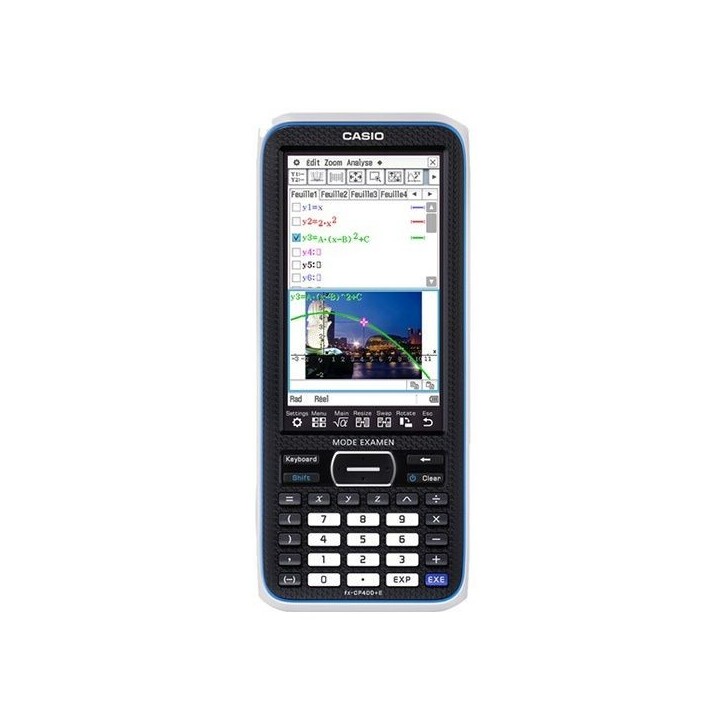CASIO Calculatrice graphique FX CP 400+E (Mode examen) grise