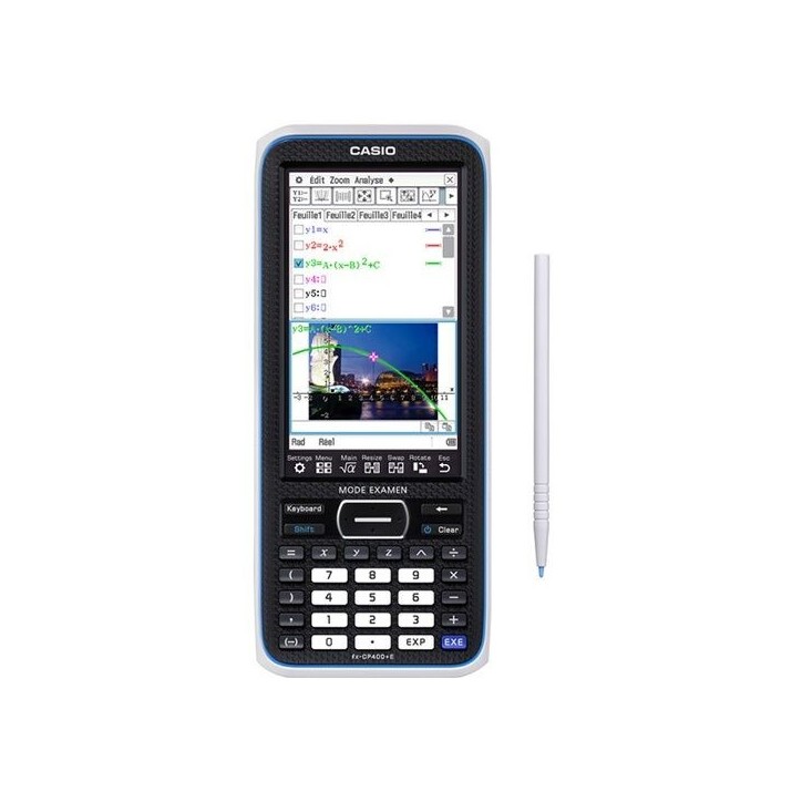 CASIO Calculatrice graphique FX CP 400+E (Mode examen) grise