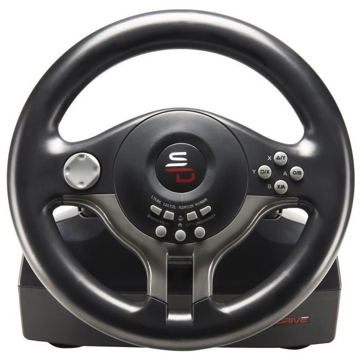 Volant de course - SUPERDRIVE - SV250 - Avec pédalier - Palettes - Vibrations - Multi-plateformes Volant de course - SUPERDRIVE - SV250 - Avec pédalier - Palettes - Vibrations - Multi-plateformes