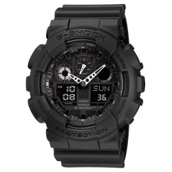 CASIO G-Shock Montre GA-100-1A1ER Quartz Chronographe