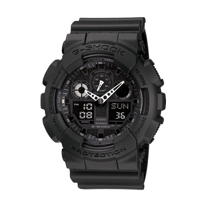 CASIO G-Shock Montre GA-100-1A1ER Quartz Chronographe CASIO G-Shock Montre GA-100-1A1ER Quartz Chronographe
