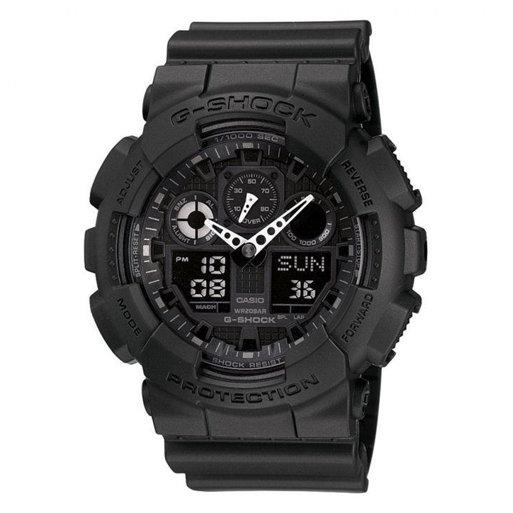 CASIO G-Shock Montre GA-100-1A1ER Quartz Chronographe CASIO G-Shock Montre GA-100-1A1ER Quartz Chronographe