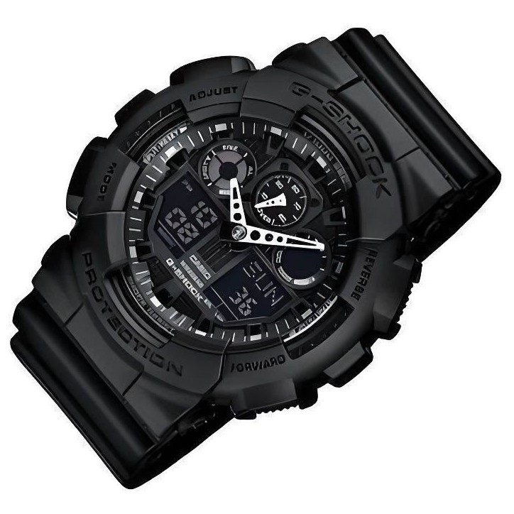 CASIO G-Shock Montre GA-100-1A1ER Quartz Chronographe CASIO G-Shock Montre GA-100-1A1ER Quartz Chronographe