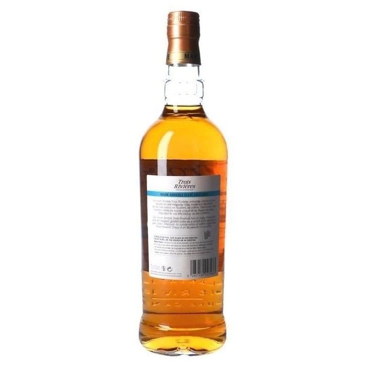 Rhum Trois Rivieres ambré 40° 70cl