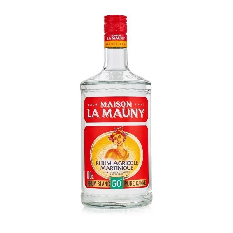 Maison La Mauny - Rhum Blanc Agricole - 50,0% Vol. - 100cl Maison La Mauny - Rhum Blanc Agricole - 50,0% Vol. - 100cl