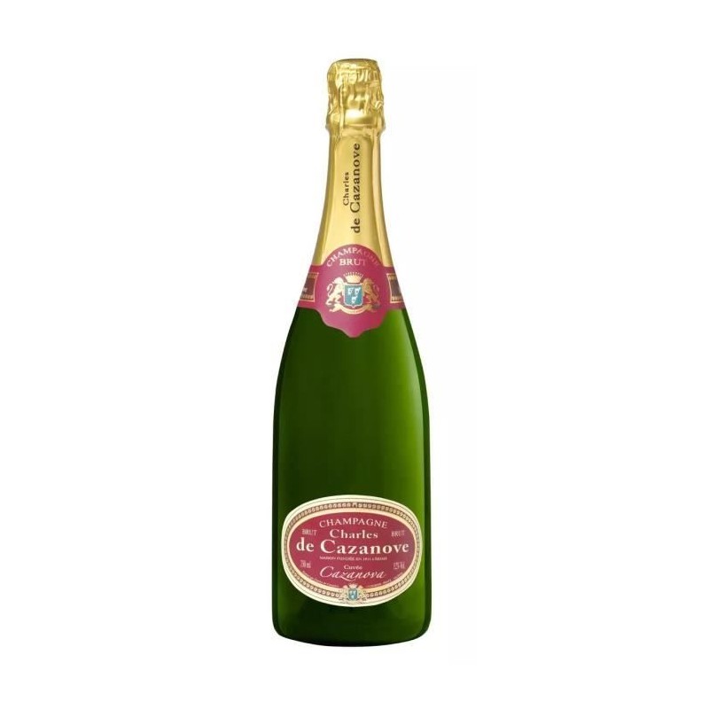 Champagne Charles de Cazanove - Cuvée Cazanova Ovale - Brut - 75cl Champagne Charles de Cazanove - Cuvée Cazanova Ovale - Brut - 75cl