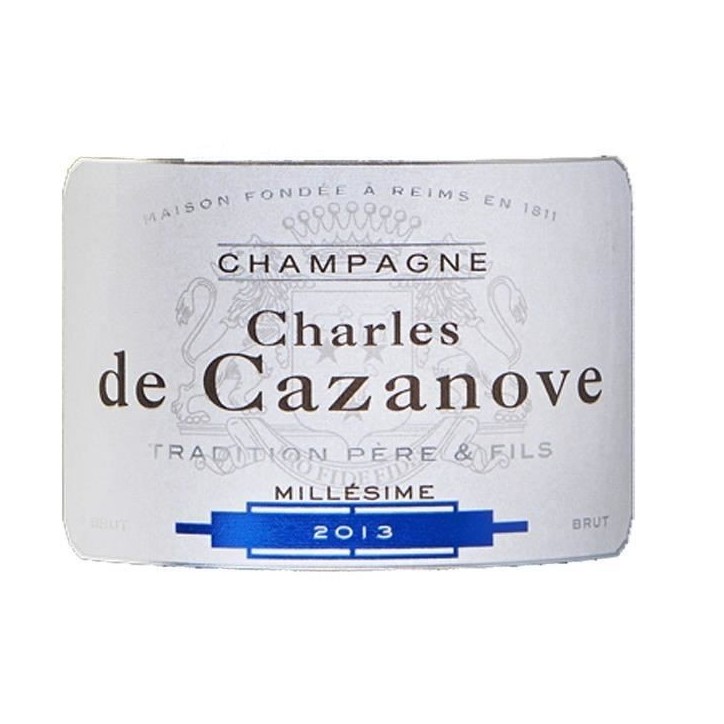 Champagne Charles de Cazanove Brut Millésimé - 2013 - 75cl