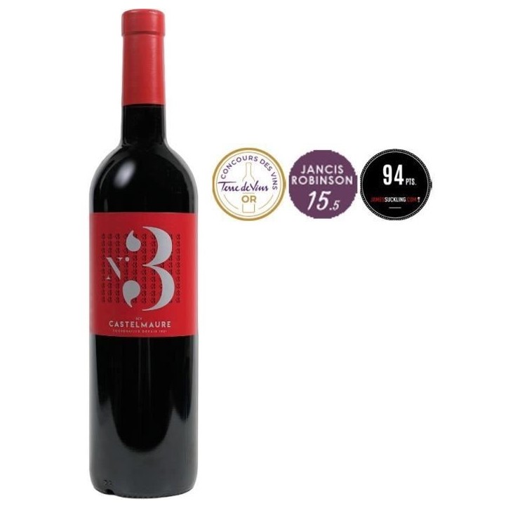 Castelmaure N°3 2022 Corbieres - Vin rouge de Languedoc