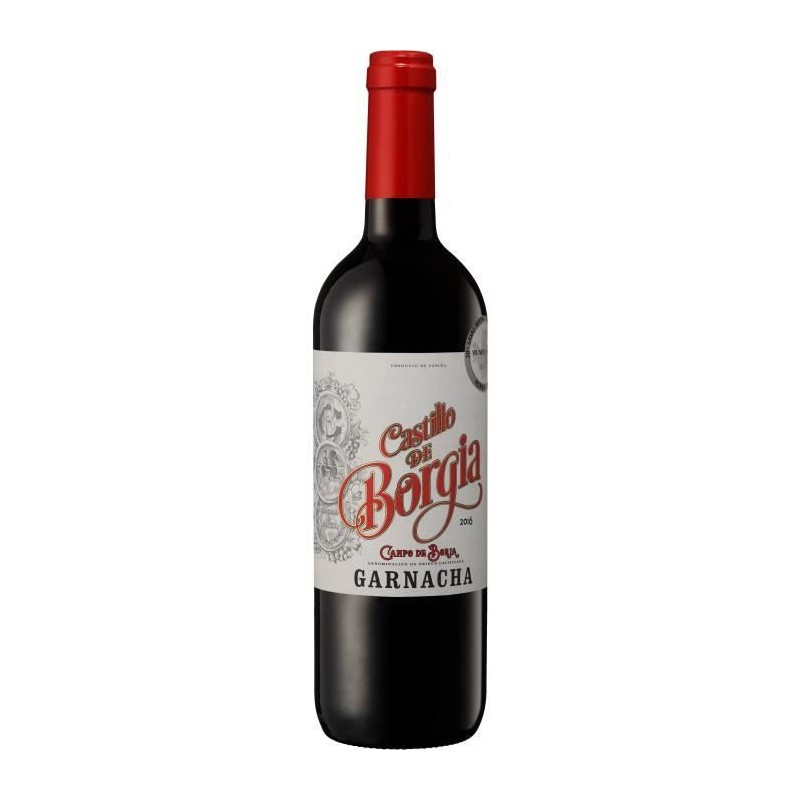 Castillo de Borgia 2018 Campo de Borja - Vin rouge d'Espagne Castillo de Borgia 2018 Campo de Borja - Vin rouge d'Espagne