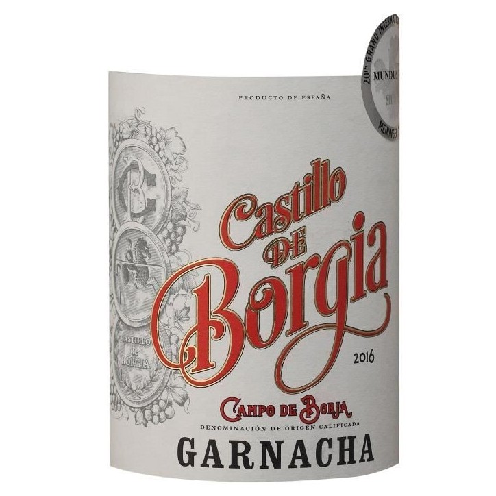 Castillo de Borgia 2018 Campo de Borja - Vin rouge d'Espagne