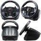 Volant de course - SUPERDRIVE - GS850-X - Levier de vitesse manuel - 3 pédales - Palettes - PS4 / Xbox