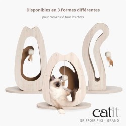 Griffoir pour chat - CATIT - Pixi Queue de chat - Avec balle en tissu