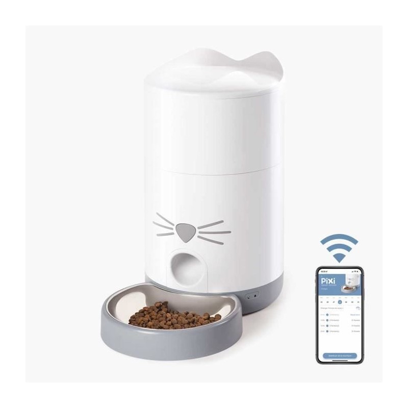 CATIT - PIXI Distributeur de croquettes connecté pour chat - 1,2 kg ( CATIT - PIXI Distributeur de croquettes connecté pour chat - 1,2 kg (