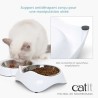 Gamelle pour chat - CATIT - PIXI - 200ml - Bols en acier inoxydable am
