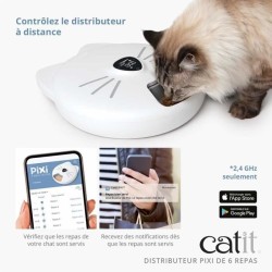 Distributeur de repas pour chat connecté - CATIT - PIXI SMART - 6 x 1