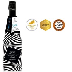 Champagne Charles de Cazanove Senses Extra brut - Bouteille thermosens