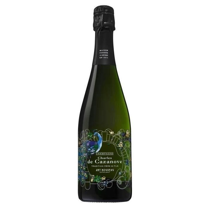 Champagne Charles de Cazanove Extra Brut Collection Art Nouveau