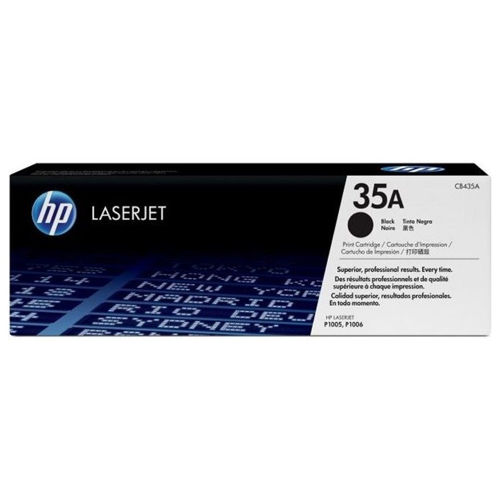Cartouche de toner HP 35A noir pour imprimantes LaserJet P1005/P1006 Cartouche de toner HP 35A noir pour imprimantes LaserJet P1005/P1006