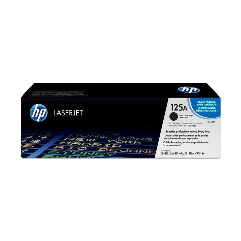 Cartouche de toner HP 125A noir pour imprimantes HP Color LaserJet CP1 Cartouche de toner HP 125A noir pour imprimantes HP Color LaserJet CP1