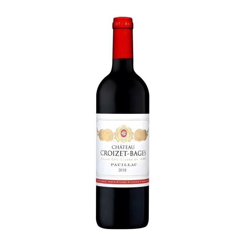 Château Croizet-Bages 2018 Pauillac - Vin rouge de Bordeaux Château Croizet-Bages 2018 Pauillac - Vin rouge de Bordeaux