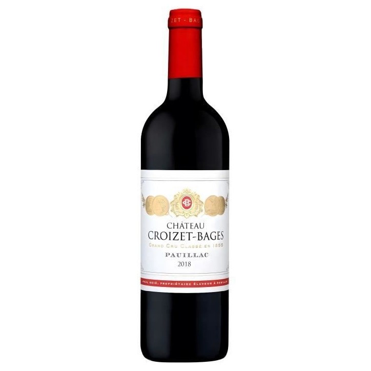 Château Croizet-Bages 2018 Pauillac - Vin rouge de Bordeaux