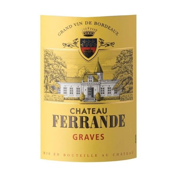 Magnum Coffret Cadeau Caisse Bois - Château Ferrande 2019 Graves - Vin rouge de Bordeaux