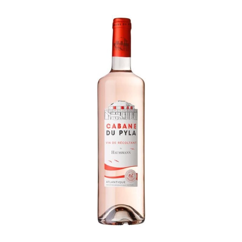 Cabane du Pyla By Haussmann Atlantique - Vin rosé du Sud Ouest 2024 Cabane du Pyla By Haussmann Atlantique - Vin rosé du Sud Ouest 2024