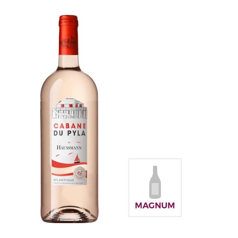 Magnum Cabane du Pyla By Haussmann Atlantique - Vin rosé du Sud Ouest