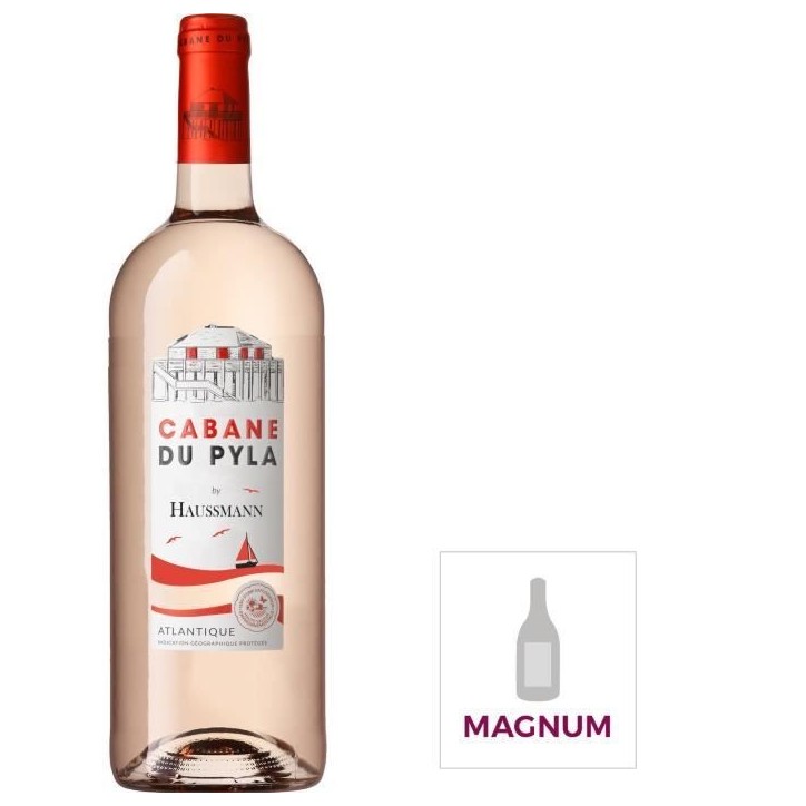 Magnum Cabane du Pyla By Haussmann Atlantique - Vin rosé du Sud Ouest 2024