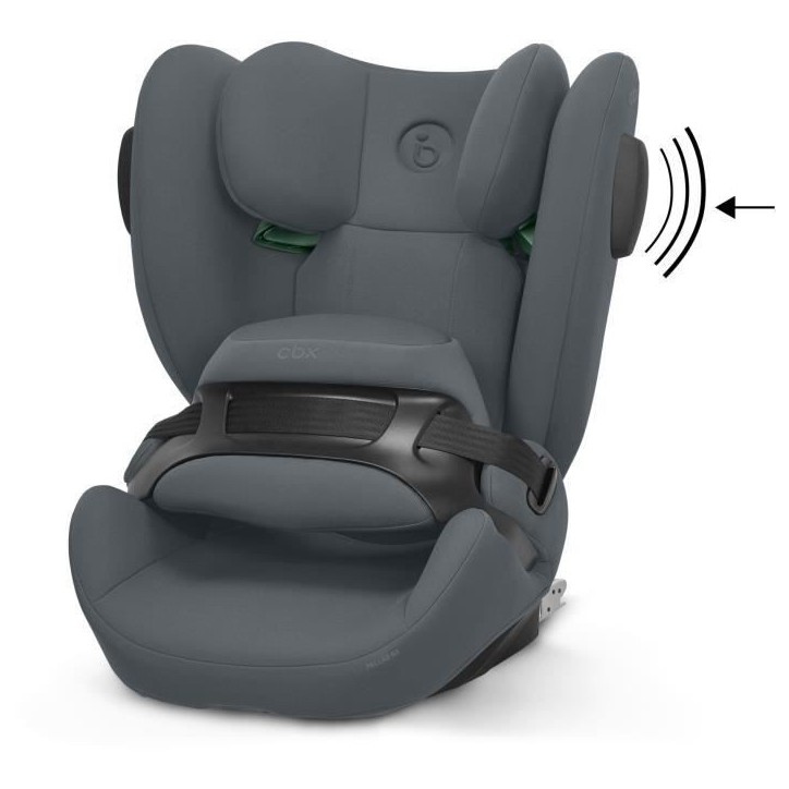 Siege auto - CYBEX - Pallas B3 i-Size Cobblestone Grey - Groupe 1/2/3 - Inclinable - Dark grey