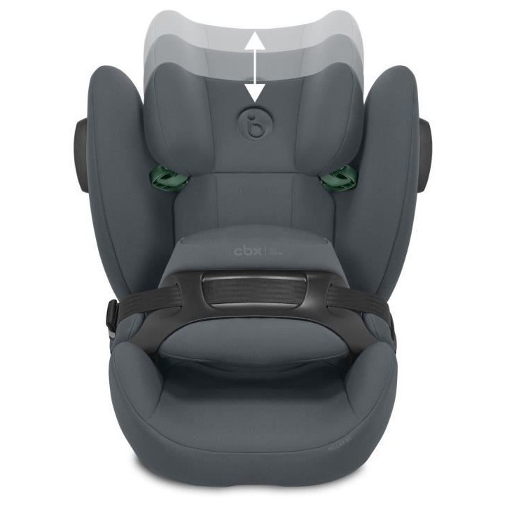 Siege auto - CYBEX - Pallas B3 i-Size Cobblestone Grey - Groupe 1/2/3 - Inclinable - Dark grey