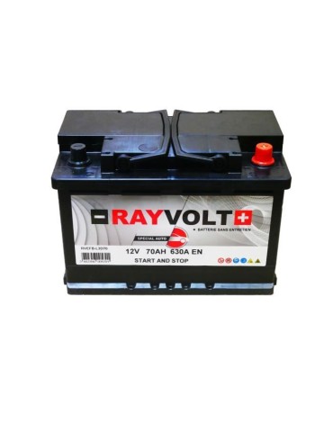 Batterie Auto RAYVOLT START-STOP AGM L3D70 12V 70AH 760A