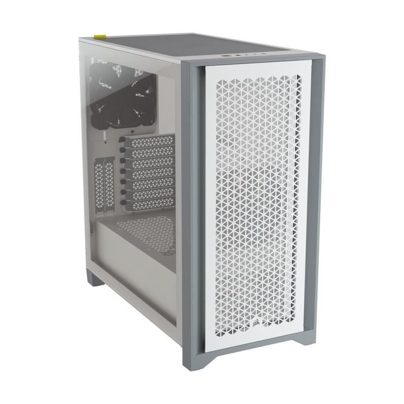 CORSAIR Boîtier PC 4000D Airflow - Moyen Tour - Verre trempé - Blanc CORSAIR Boîtier PC 4000D Airflow - Moyen Tour - Verre trempé - Blanc