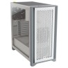 CORSAIR Boîtier PC 4000D Airflow - Moyen Tour - Verre trempé - Blanc