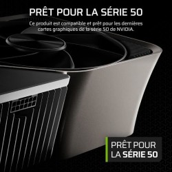 CORSAIR Boîtier PC 4000D Airflow - Moyen Tour - Verre trempé - Blanc