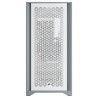 CORSAIR Boîtier PC 4000D Airflow - Moyen Tour - Verre trempé - Blanc