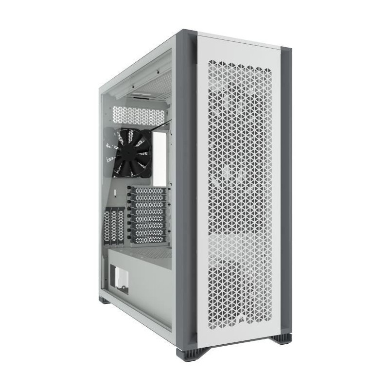 CORSAIR Boîtier PC 7000D AIRFLOW Verre Trempé - Blanc (CC-9011219-WW CORSAIR Boîtier PC 7000D AIRFLOW Verre Trempé - Blanc (CC-9011219-WW